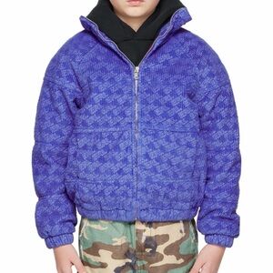 ERL Kids Blue Embossed Jacket